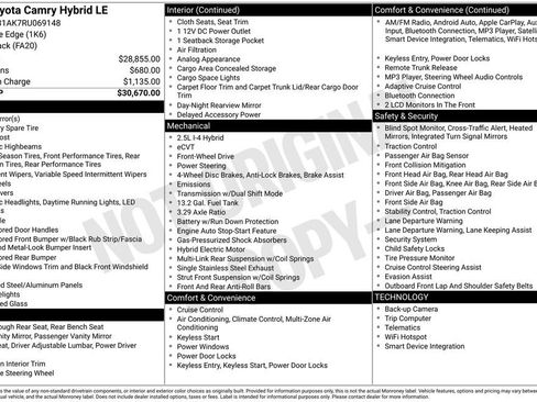 Used 2024 Toyota Camry LE image 5