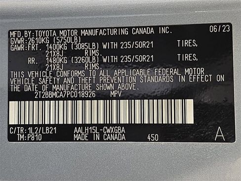 Certified 2023 Lexus RX 350 w/ Cold Area Package image 36