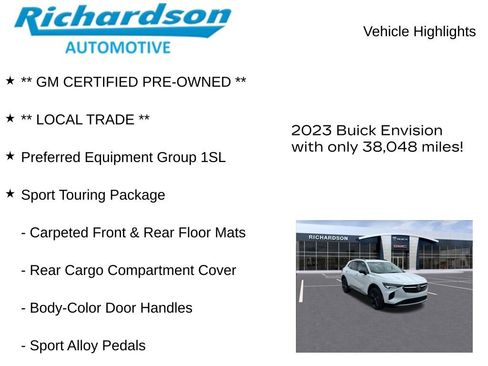 Used 2023 Buick Envision Essence w/ Sport Touring Package AWD/4WD image 11