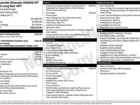 Used 2025 Chevrolet Silverado 2500 W/T w/ WT/CX Safety Package image 34