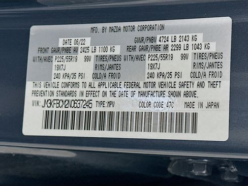 Used 2022 MAZDA CX-5 Carbon Edition image 12