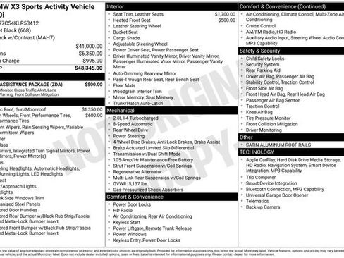 Used 2019 BMW X3 sDrive30i w/ Driving Assistance Package image 50