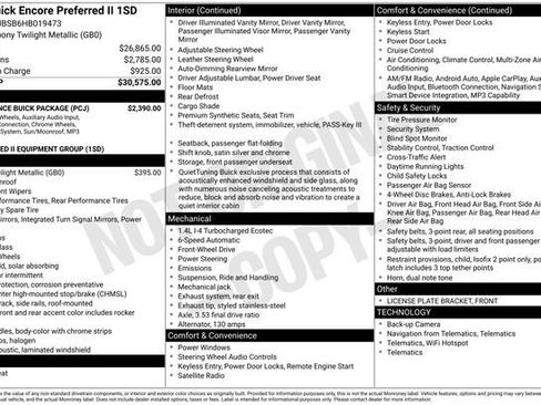 Used 2017 Buick Encore Preferred w/ Experience Buick Package FWD image 2