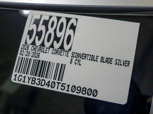 New 2026 Chevrolet Corvette Stingray Preferred Conv w/ 2LT RWD image 21