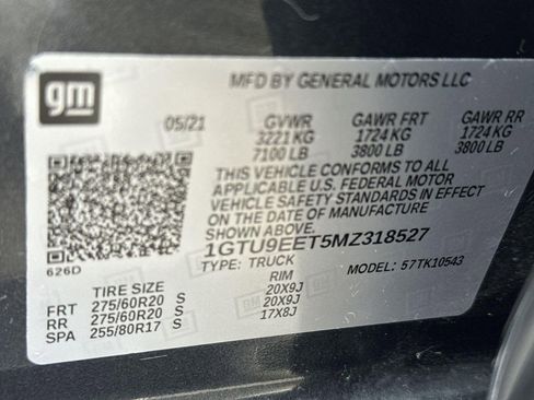 Certified 2021 GMC Sierra 1500 AT4 w/ AT4 Value Package image 35