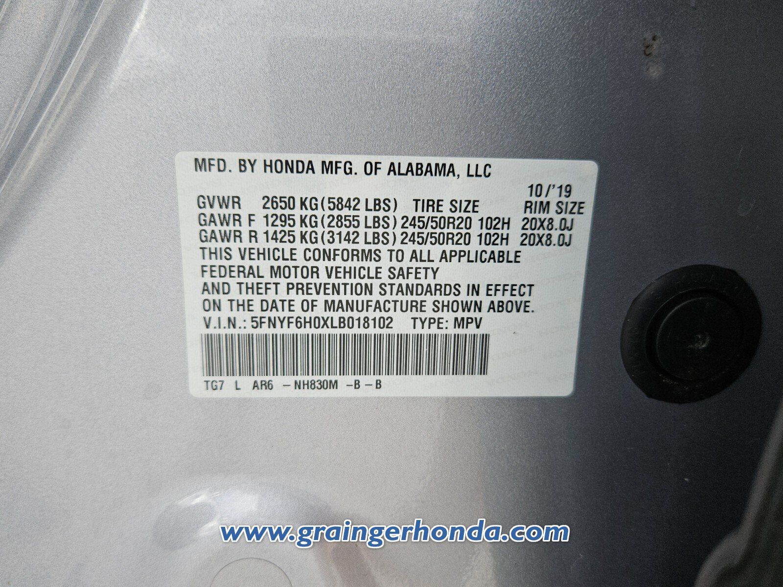 Used 2020 Honda Pilot Elite image 14
