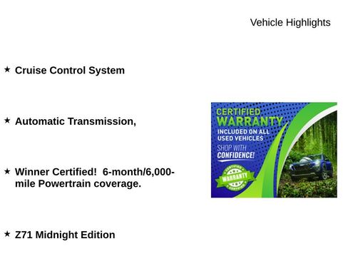 Used 2022 Chevrolet Colorado Z71 w/ Z71 Midnight Edition image 3