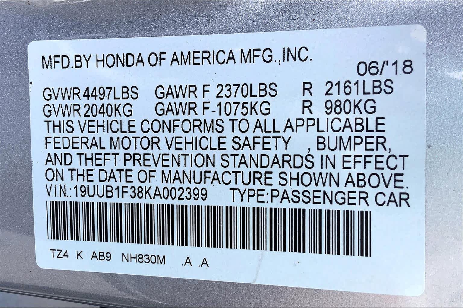 Used 2019 Acura TLX FWD image 33