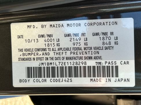 Used 2014 MAZDA MAZDA3 i Touring w/ Moonroof Package 1 image 34