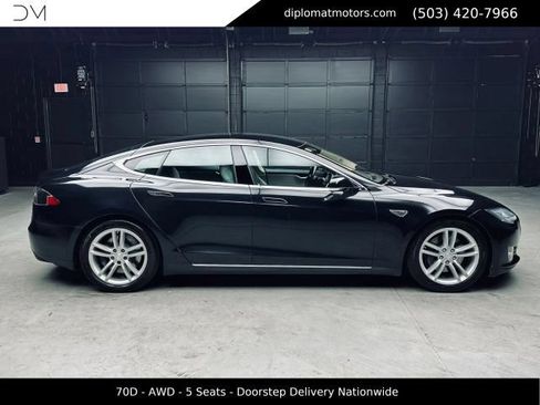 Used 2015 Tesla Model S 70D AWD/4WD image 8