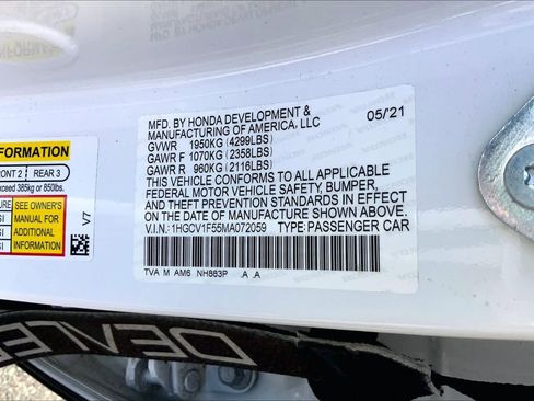 Used 2021 Honda Accord EX-L image 36