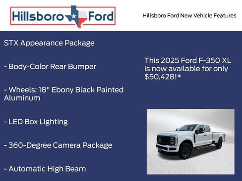 New 2025 Ford F350 XL w/ STX Appearance Package image 9