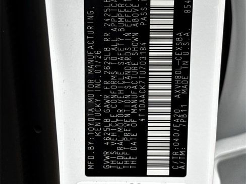 New 2026 Toyota Camry Nightshade image 21