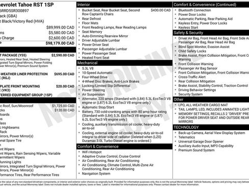 Used 2025 Chevrolet Tahoe RST w/ Comfort Package AWD/4WD image 35