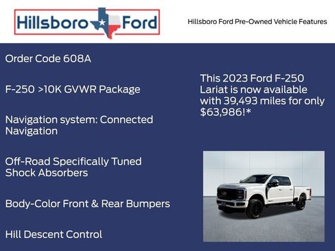 Used 2023 Ford F250 Lariat w/ Sport Appearance Package image 10