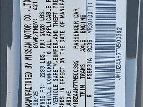 New 2026 Nissan Z Sport image 15