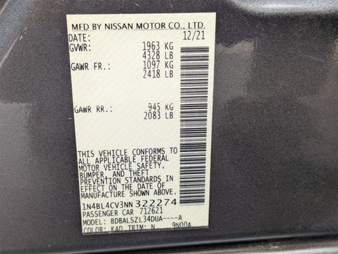 Used 2022 Nissan Altima 2.5 SR image 38