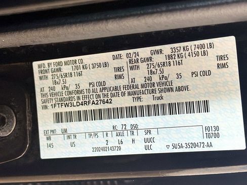 Used 2024 Ford F150 XLT w/ Mobile Office Package AWD/4WD image 34