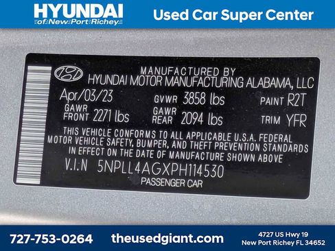 Used 2023 Hyundai Elantra SE w/ Cargo Package FWD image 30