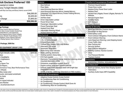 New 2026 Buick Enclave Preferred image 36