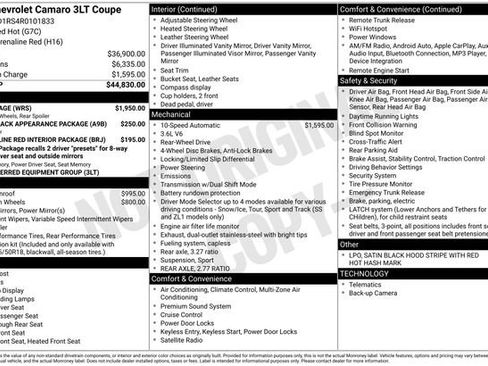 Used 2024 Chevrolet Camaro LT w/ RS Package image 23