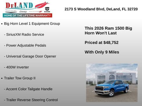 New 2026 RAM 1500 Big Horn AWD/4WD image 24