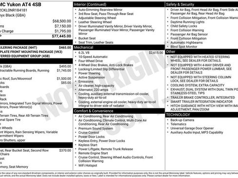 Certified 2022 GMC Yukon AT4 w/ Max Trailering Package AWD/4WD image 5