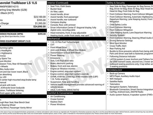 Used 2025 Chevrolet TrailBlazer LS w/ LS Confidence Package FWD image 34