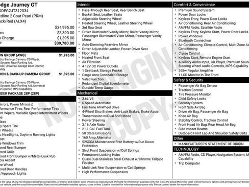 Used 2018 Dodge Journey GT w/ Nav & Sun Group image 32