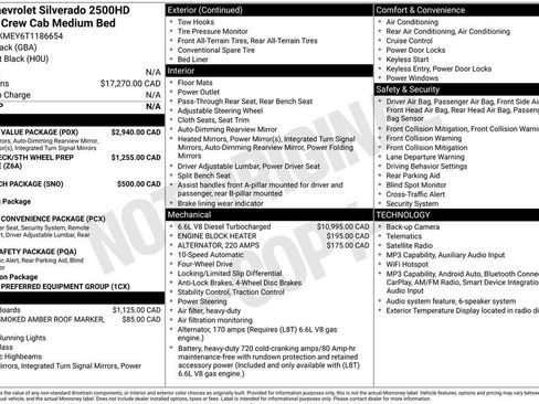 New 2026 Chevrolet Silverado 2500 Custom w/ Custom Value Package AWD/4WD image 49