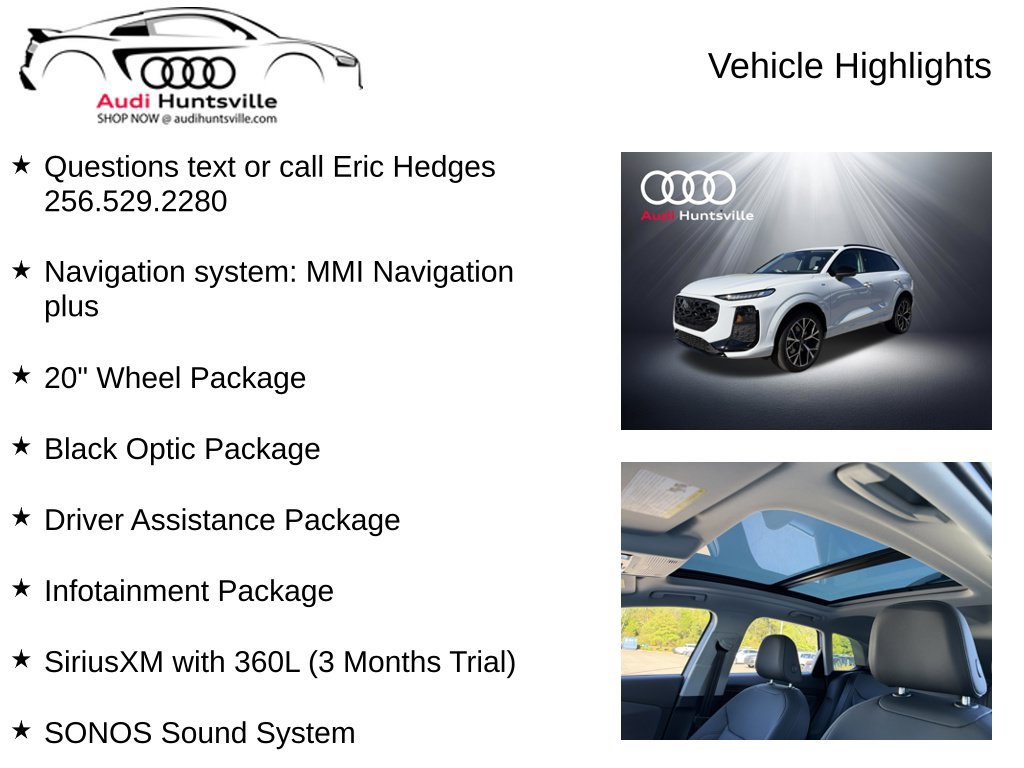 Used 2026 Audi Q3 quattro 2.0T w/ 20" Wheel Package AWD/4WD image 6