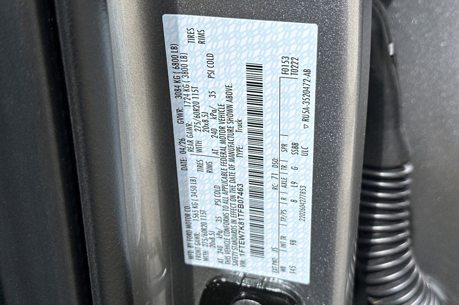 New 2026 Ford F150 Platinum w/ Equipment Group 702A High RWD image 29