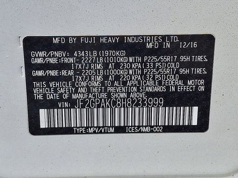 Used 2017 Subaru Crosstrek 2.0i Limited image 27