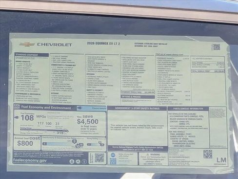 New 2026 Chevrolet Equinox EV LT image 18
