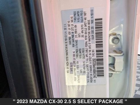 Certified 2023 MAZDA CX-30 AWD 2.5 S w/ Select Package image 42