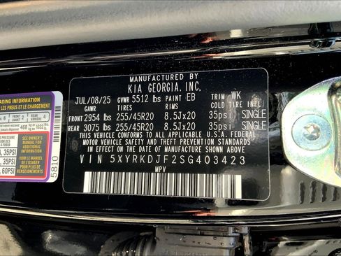 Used 2025 Kia Sorento SX Prestige w/ Olive Brown Leather Package image 35