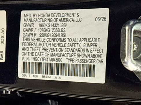 New 2026 Honda Accord SE image 25