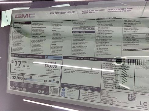 New 2026 GMC Sierra 1500 SLT w/ SLT Premium Plus Package image 21