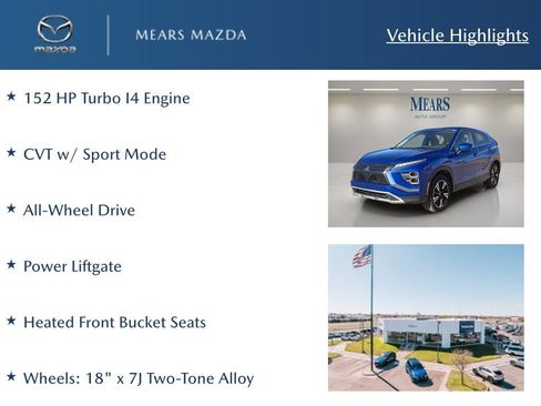 Used 2024 Mitsubishi Eclipse Cross SE image 2