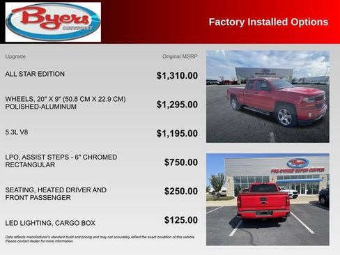 Used 2016 Chevrolet Silverado 1500 LT w/ All Star Edition AWD/4WD image 10