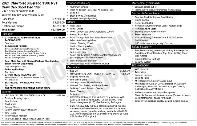 Used 2021 Chevrolet Silverado 1500 RST AWD/4WD image 10