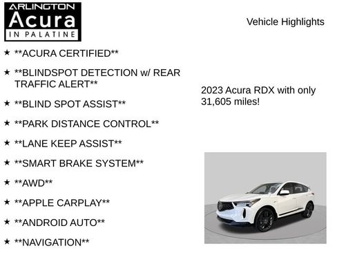Used 2023 Acura RDX A-Spec AWD/4WD image 7