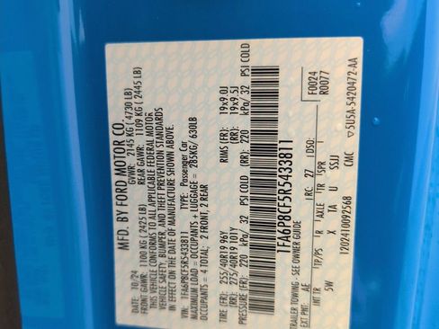 Used 2024 Ford Mustang GT Premium w/ GT Performance Package image 47