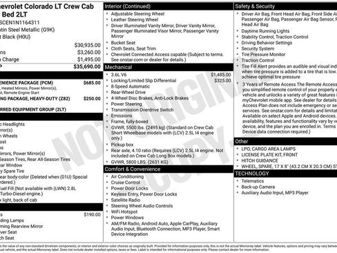 Used 2022 Chevrolet Colorado LT w/ LT Convenience Package image 15