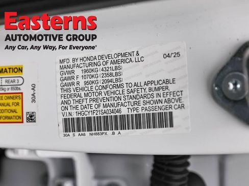 Used 2025 Honda Accord LX image 33