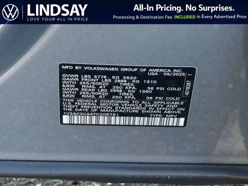 New 2026 Volkswagen Atlas Cross Sport SEL R-Line AWD/4WD image 22