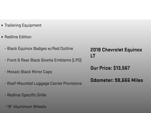 Used 2018 Chevrolet Equinox LT w/ Redline Edition AWD/4WD image 18