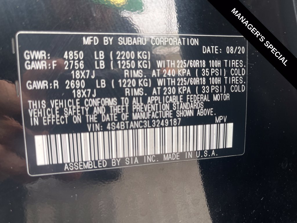 Used 2020 Subaru Outback Limited AWD/4WD image 30