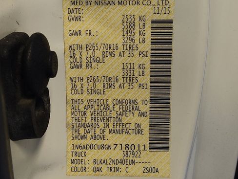 Used 2016 Nissan Frontier SV image 33