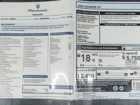 Used 2022 Maserati Levante GT image 45